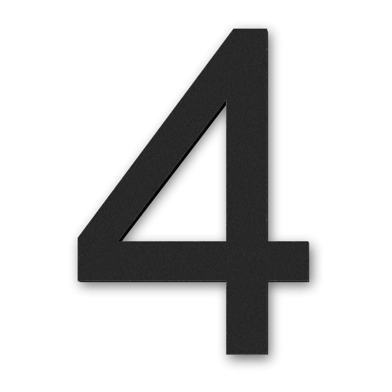 Amazon.co.jp: かたちラボ 階数表示 プレート 4 ヨン ゴシック